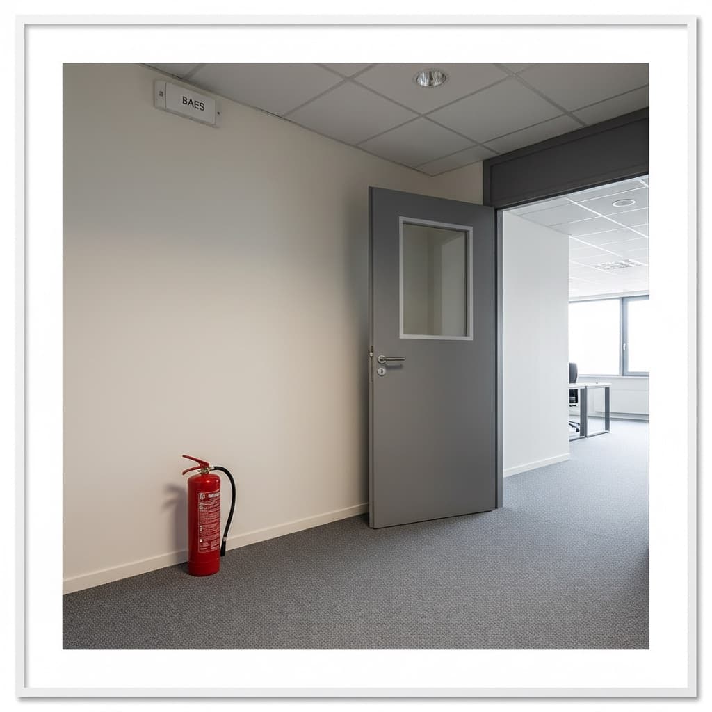 Illustration : bureaux & tertiaire — maintenance du matériel incendie